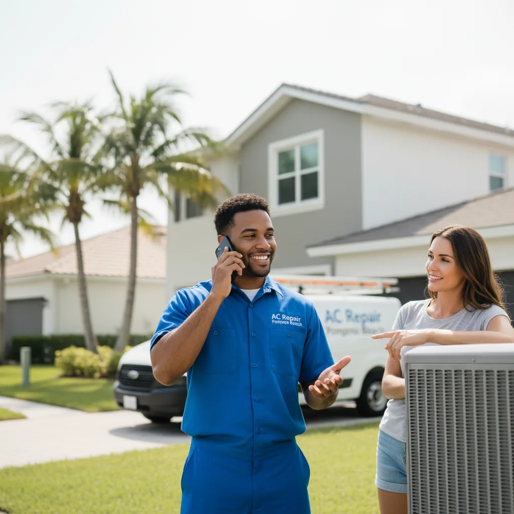 AC Repair Pompano Beach customer support in Hawaiian Gardens